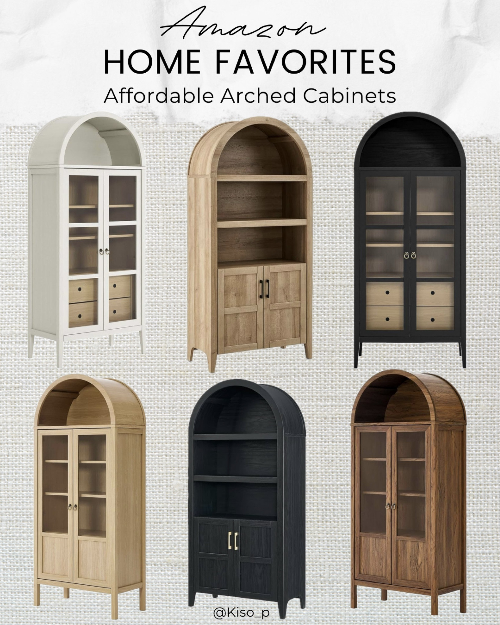 Affordable Arched Display Cabinets/ Arched Display Cabinets/ Modern Display Cabinets/ Wood Display Cabinets/ Cabinets/ Home Trends/ Home Style Tips/ Home Favorites 

#LTKfamily #LTKhome #LTKstyletip