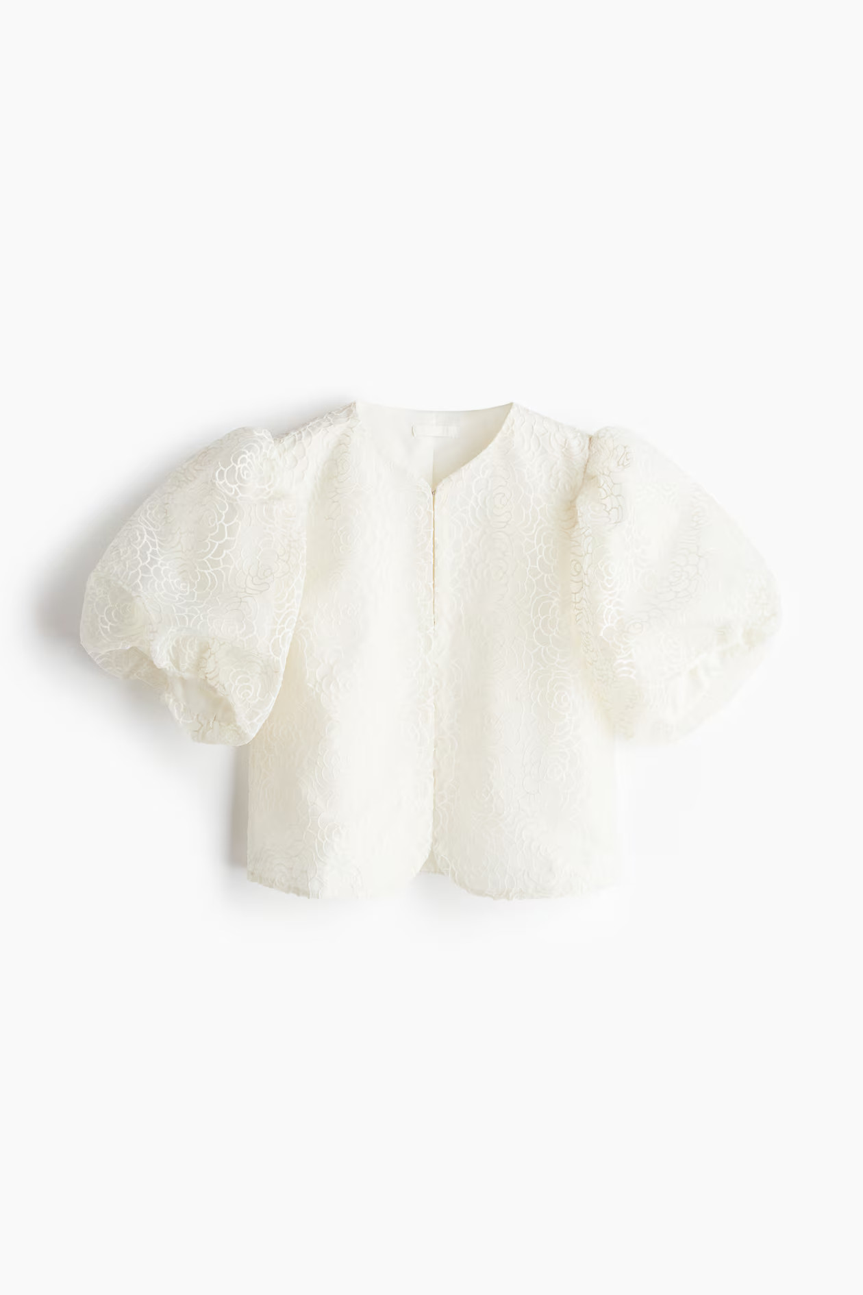 Balloon-sleeved blouse | H&M (UK, MY, IN, SG, PH, TW, HK)