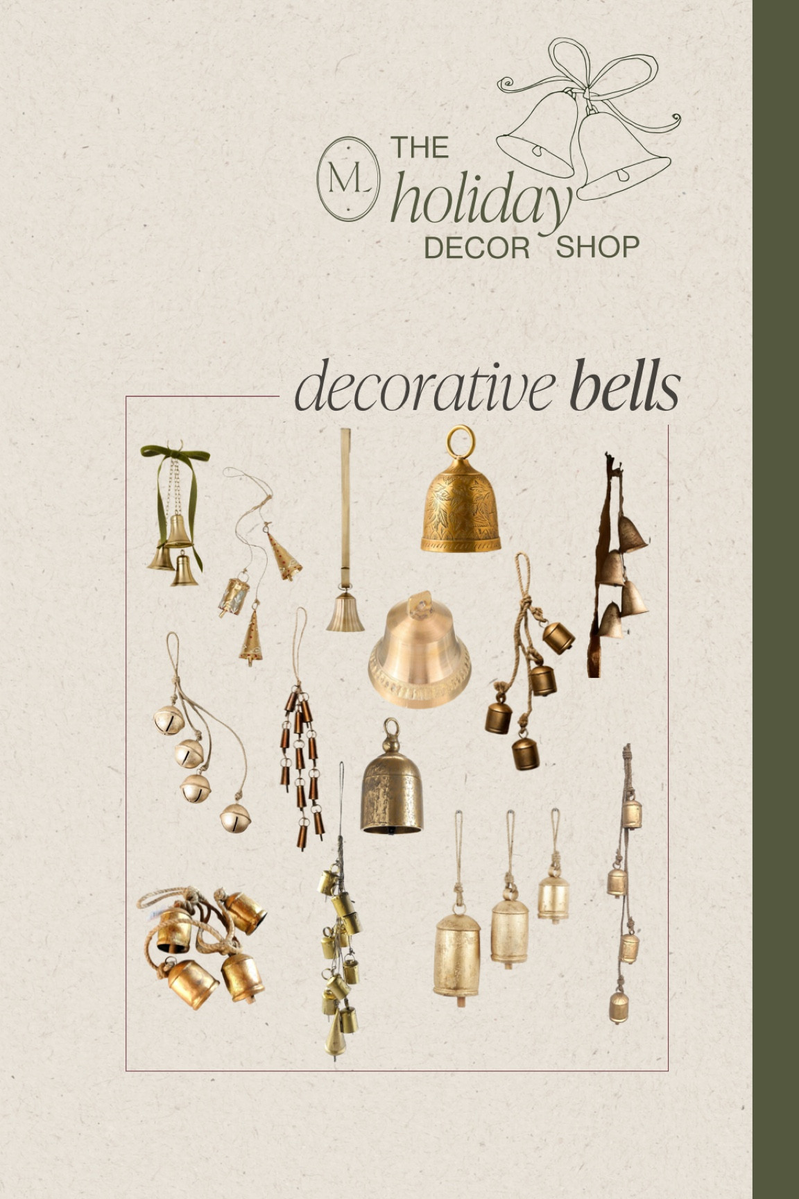 Holiday decor shop decorative bells 

#LTKSeasonal #LTKHome #LTKHoliday