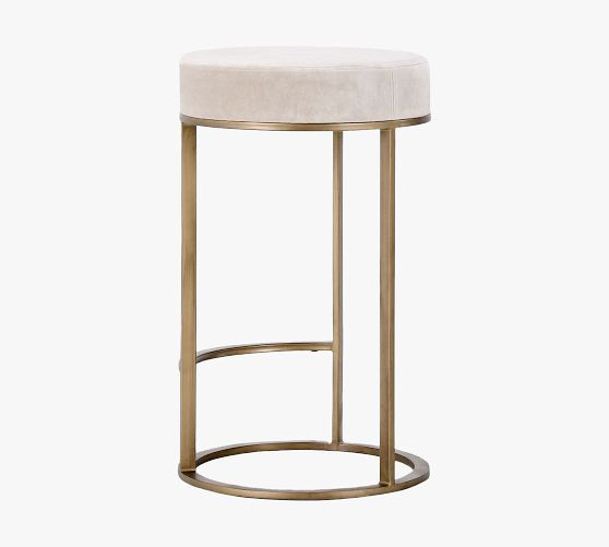 Cutler Upholstered Counter Stool | Pottery Barn (US)