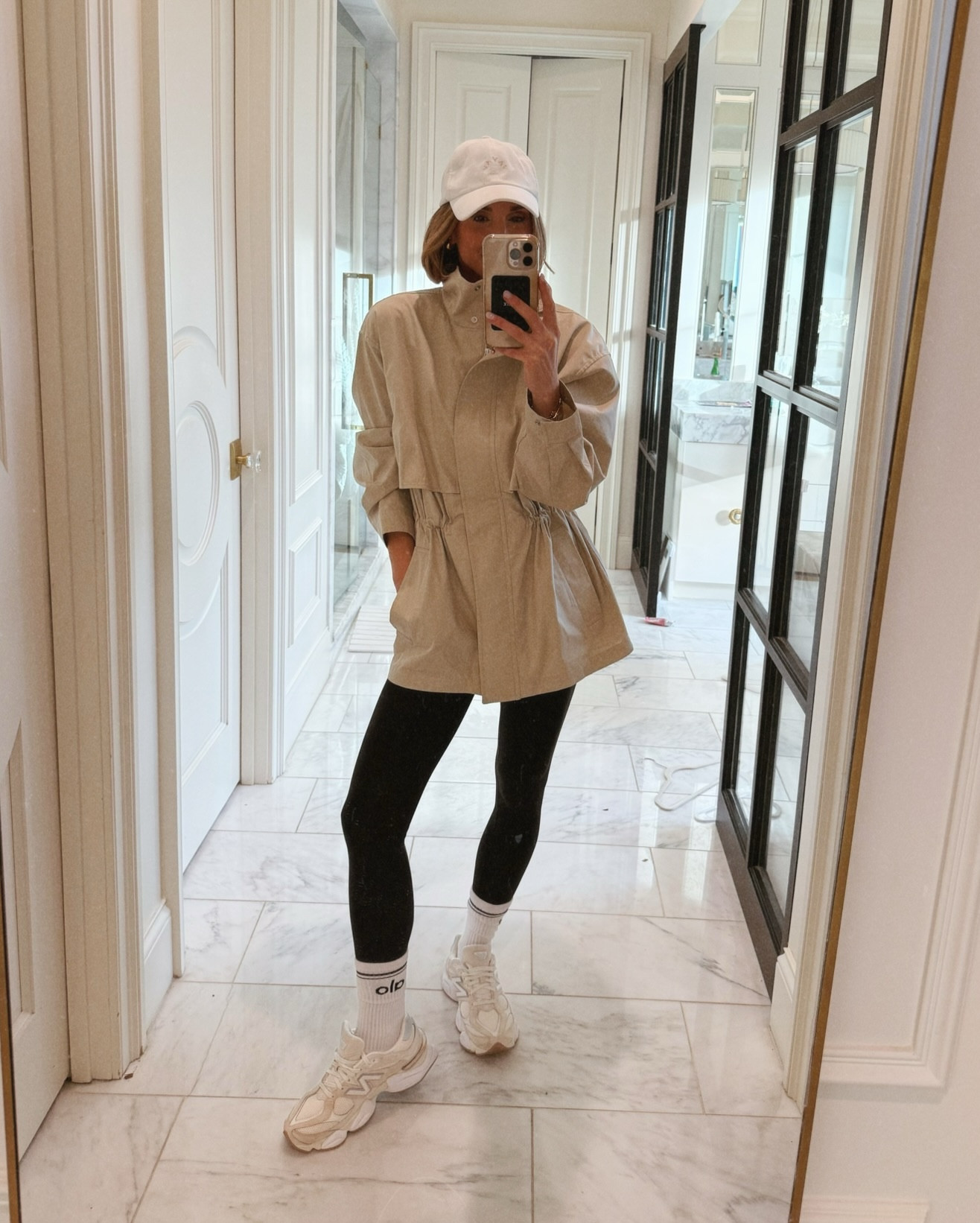 Such a great jacket for spring 🤍 Easy to throw on with everything this season. Wearing size medium. @Aritzia 

#LTKmomlife #LTKootd