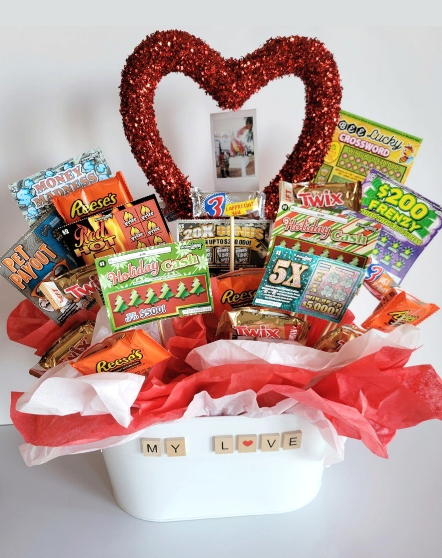 Check out this Valentine's day gift basket - I made this last year but in case you need some Valentine's day gift inspo.. I got you 🫶🏻 Gift baskets are so fun & completely customizable, depending on who you're making one for! I used candy & lottery tickets BUT feel free to add snacks, alcohol, keepsakes or whatever the person likes 🧡 Could make this for a birthday, graduation, congratulations, or just because (which is my personal favorite 🥹) Let me know if you give this a try 🥲 Remember get a price drop notification if you heart a post/save a product 😉 

✨️ P.S. if you follow, like, share, save, or shop my post (either here or @coffee&clearance).. thank you sooo much, I appreciate you! As always thanks sooo much for being here & shopping with me 🥹 

| Valentines Day gifts for him, gifts for boyfriend, gifts for husband, Valentines Day gift guide, boyfriend Valentines Day gifts, husband Valentines Day gifts, valentines day gifts for her, gifts for girlfriend, gifts for wife, girlfriends valentines day gifts, wife valentines day gifts, valentines day, valentines day outfit, valentines outfits, valentines day decor, valentines day gifts, gifts for her, gifts for him, valentines decor, valentines basket, valentines day basket, valentines day gifts, spring, gifts for mom, gift ideas, gifts, personalized gifts, spring outfits, April, spring decor, Easter, vacation | 

#LTKGiftGuide #LTKSeasonal #LTKMens #LTKBeauty #LTKWedding #LTKStyleTip #LTKFamily #LTKU #LTKParties