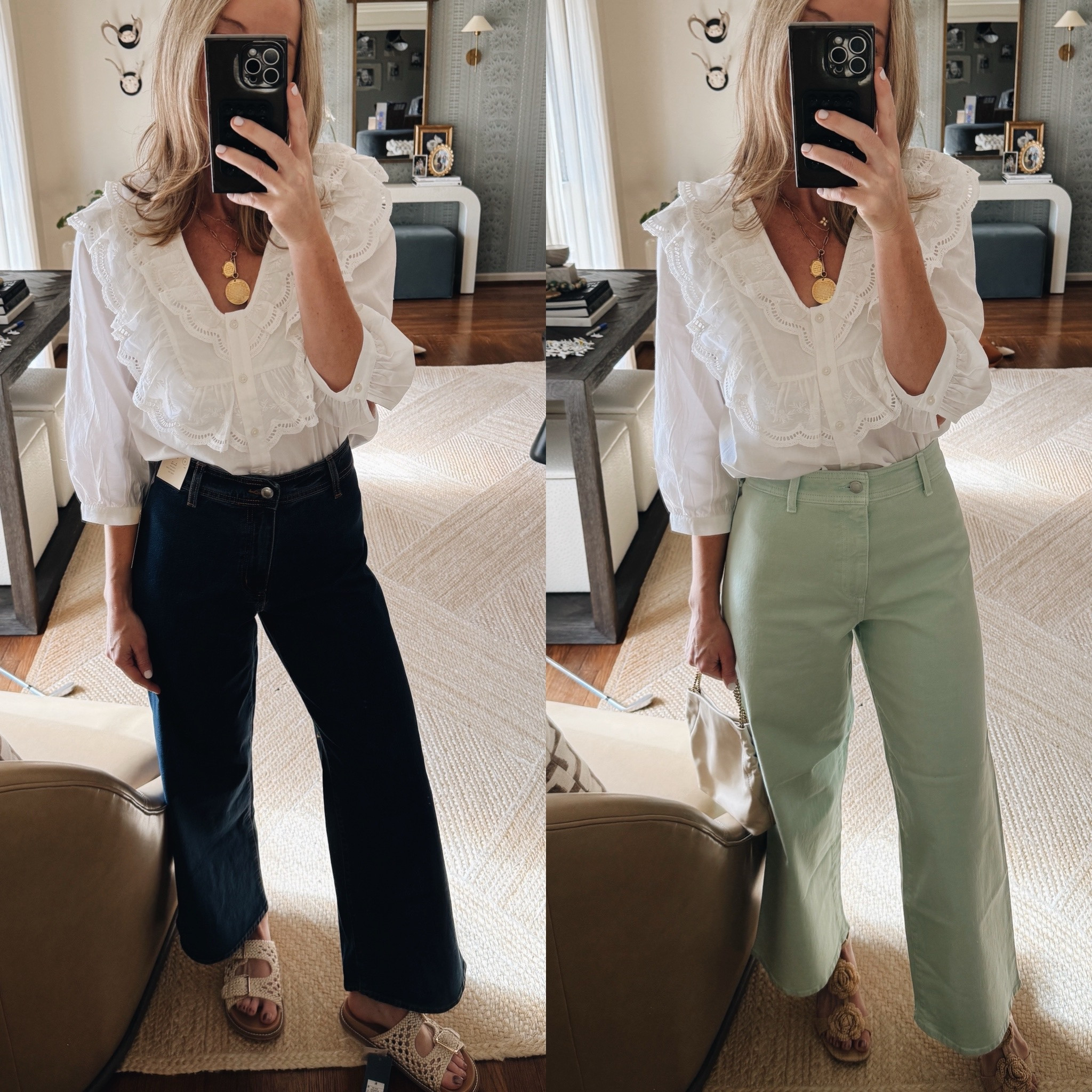 Refreshed Target Wide leg colors for spring! I am in a size 6. So comfy and stretchy and flattering 

#LTKStyleTip #LTKFindsUnder50