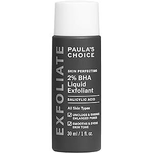 Paula's Choice Skin Perfecting 2% BHA Liquid Salicylic Acid Exfoliant, Gentle Facial Exfoliator for  | Amazon (US)