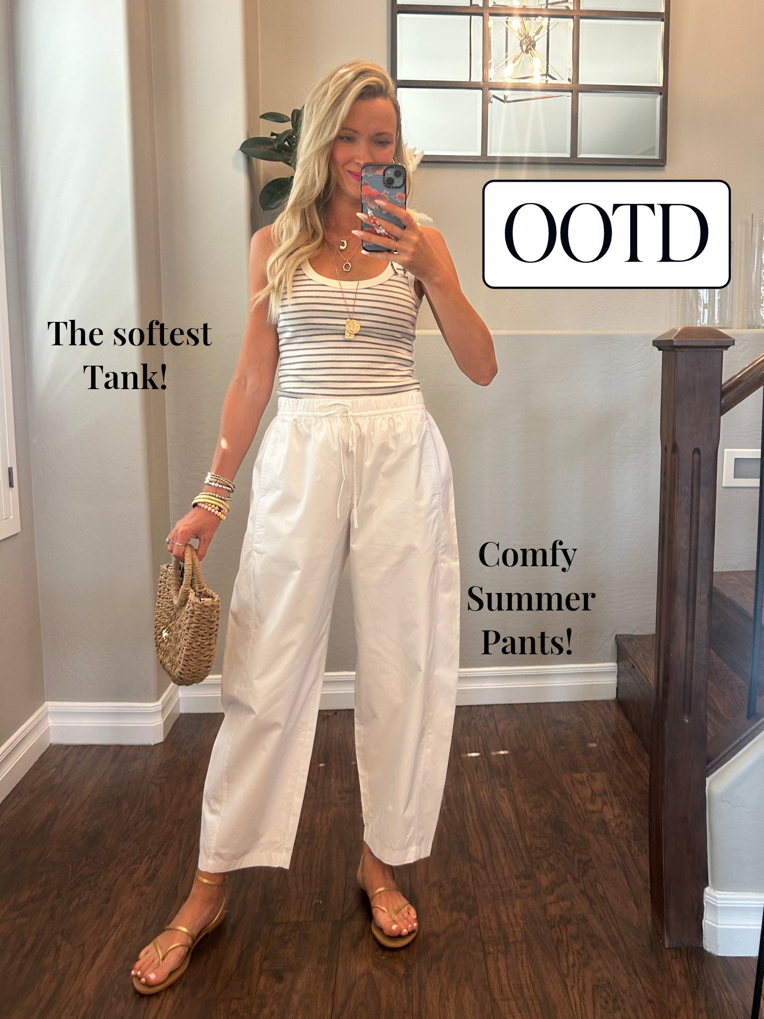 ❤️Easy, and comfy casual look! 
✔️wearing and xs in both the tank and pants! 
❤️Message me if you have any questions! 

#LTKFindsUnder50 #LTKSummerEdit #LTKStyleTip