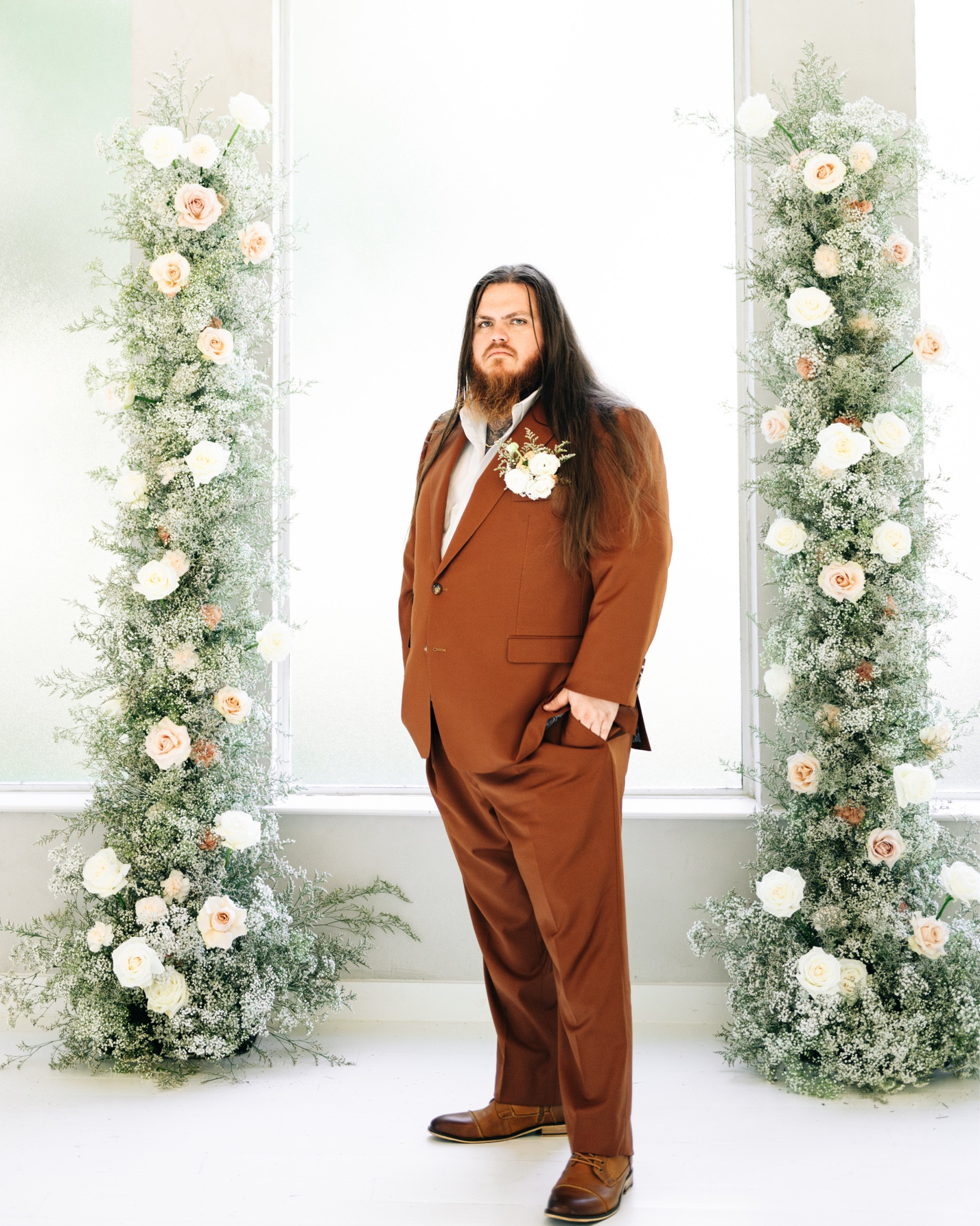 Groom suit | rust fall color

#LTKstyletip #LTKwedding #LTKmens