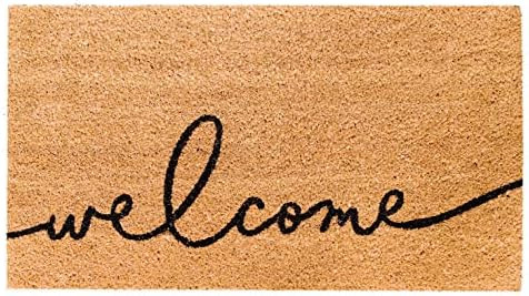 Amazon.com: THEODORE MAGNUS - Felpudo de fibra de coco natural con parte trasera antideslizante, ... | Amazon (US)