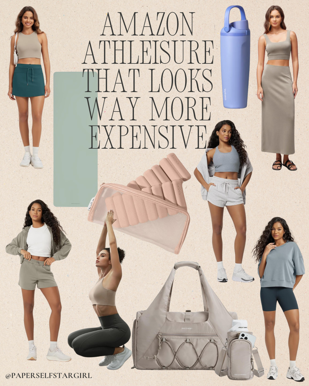 Amazon athleisure that looks way more expensive than it is! ✨ This is one of those brands where the quality actually feels there, but the price stays super affordable. Giving similar vibes to higher-end activewear brands like Lululemon, Alo Yoga, Athleta, and Beyond Yoga. Perfect for travel outfits, active casual wear, errands, lounging, or your next exercise glow-up look. 

Try the athleisure edit today and see why everyone is obsessed! 🤍

#LTKfitnessgoals #LTKActive #LTKTravel
