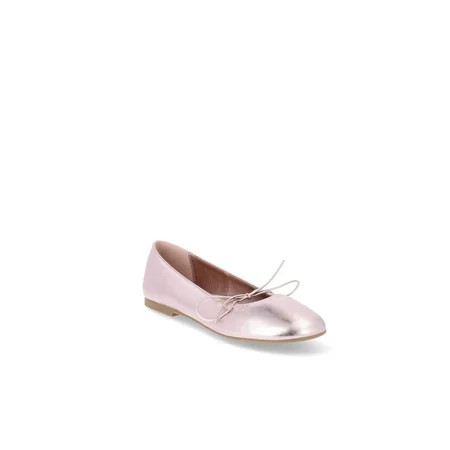 No Boundaries Women's Bow Mary Jane Ballet Flats | Walmart (US)