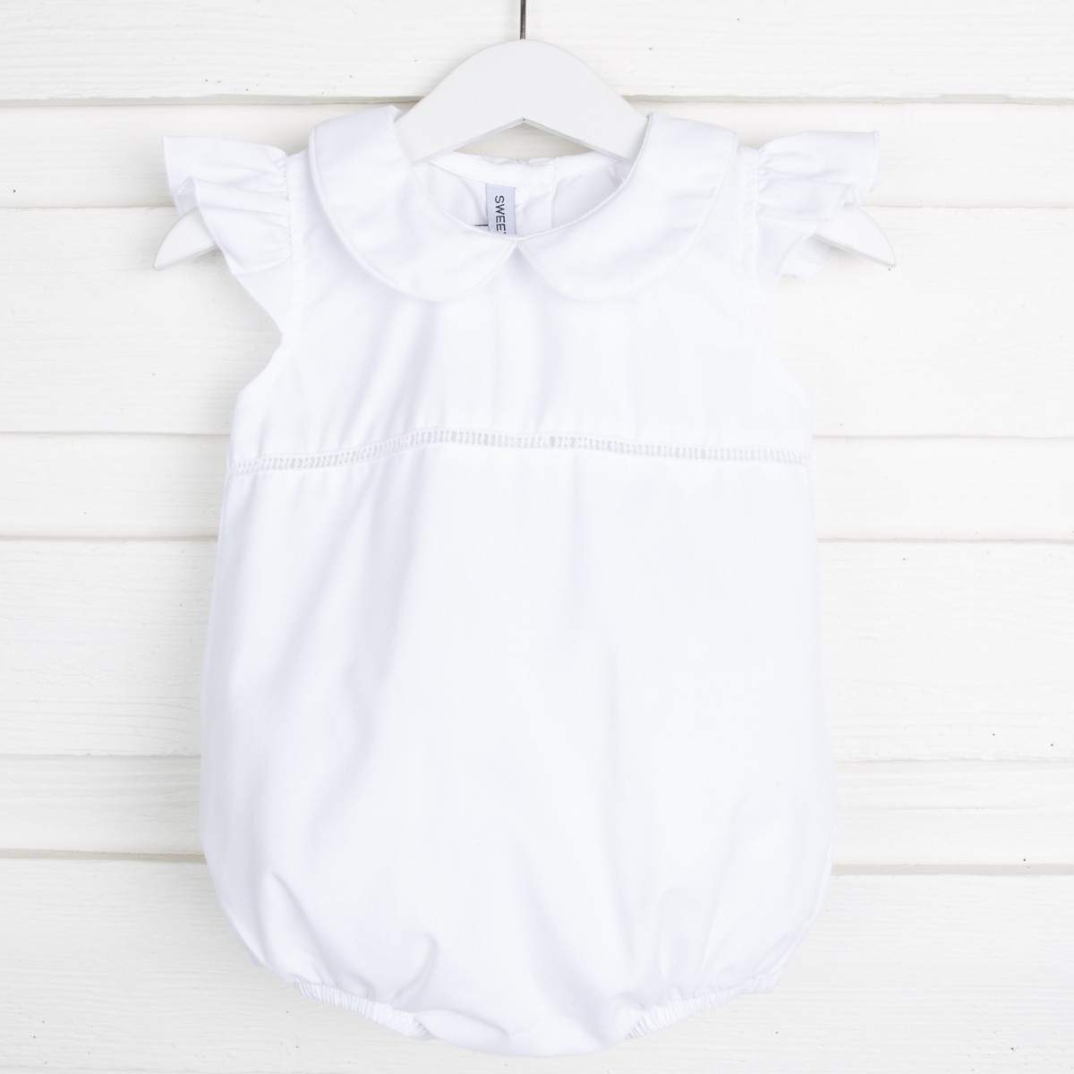 Hemstitch Classic Bubble White | Classic Whimsy