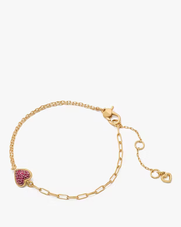 With All My Heart Pavé Line Bracelet | Kate Spade (US)