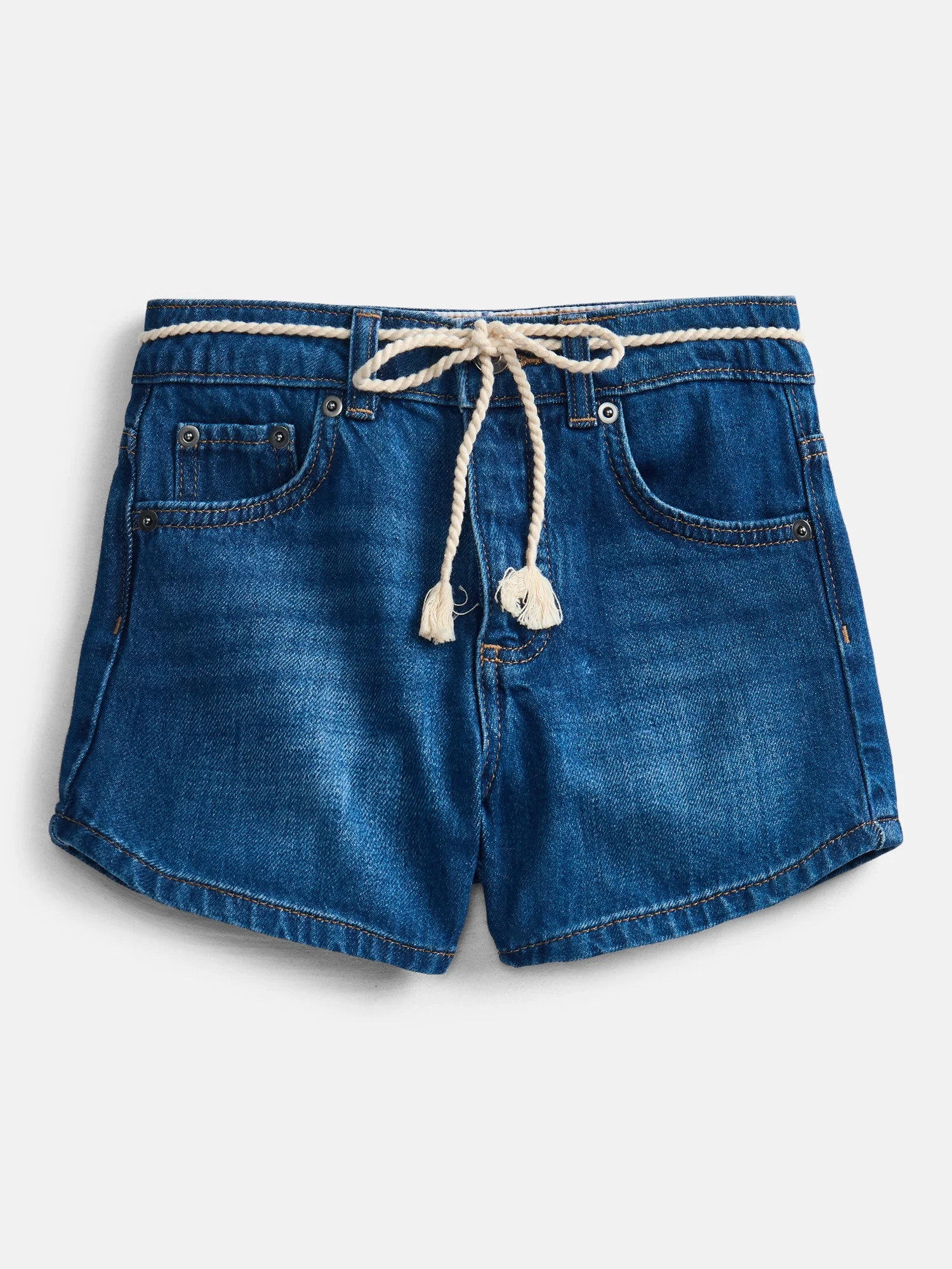 Weekend Academy Girls Denim Short with Cord, Sizes 4-18 | Walmart (US)