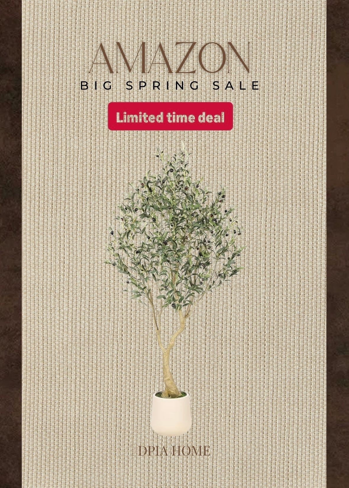 This realistic faux 6’ olive tree is top-rated and currently a limited time deal for Amazon’s Big Spring Sale. 

home decor finds | greenery

#LTKSaleAlert #LTKHome #LTKvlog