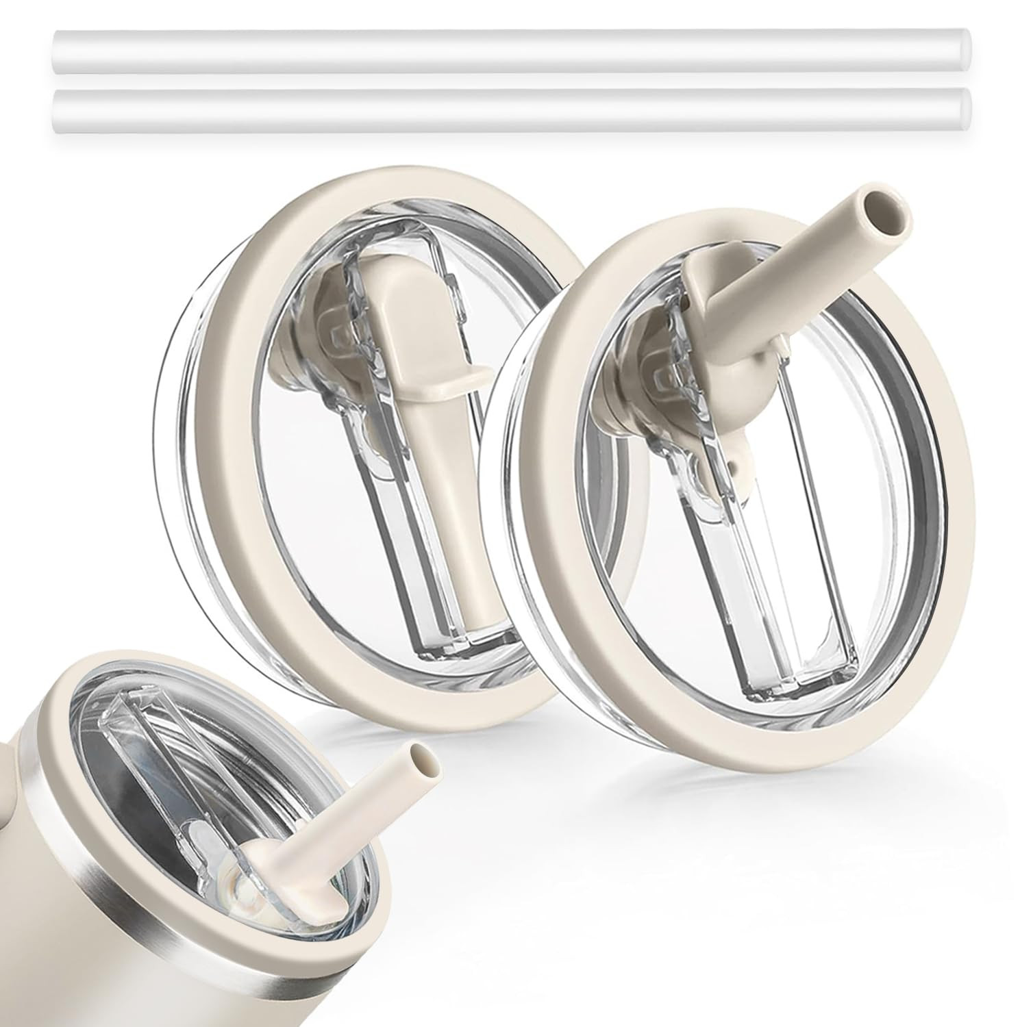 Stanley Lid Replacement 40 oz Cream 2.0 no Spill Lid Leak Proof Spill Proof Cup Lid Stanley Quenc... | Amazon (US)