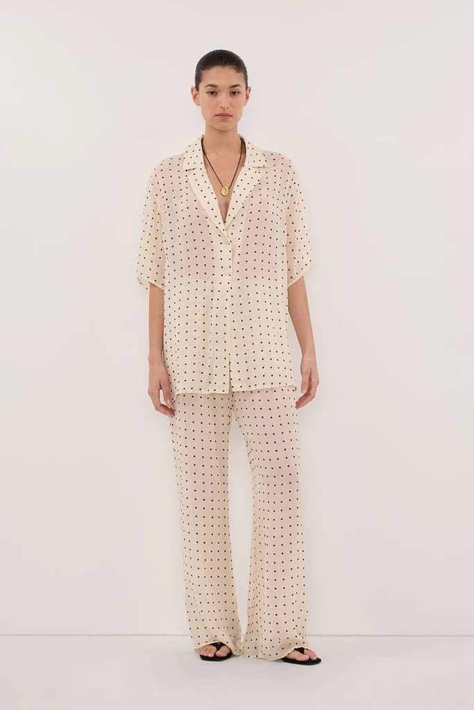 VANESSA SANDSTONE SHIRT SLEEVE RESORT SHIRT | DISSH