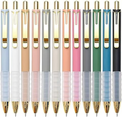 Linbsunne Ballpoint Pens Black Medium Point 1mm Pen with Super Soft Grip Ball Point Pen for Men W... | Amazon (US)