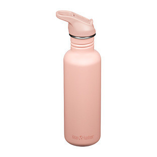 Klean Kanteen 27 oz Seal Sport-Cap Water Bottle Black | The Container Store