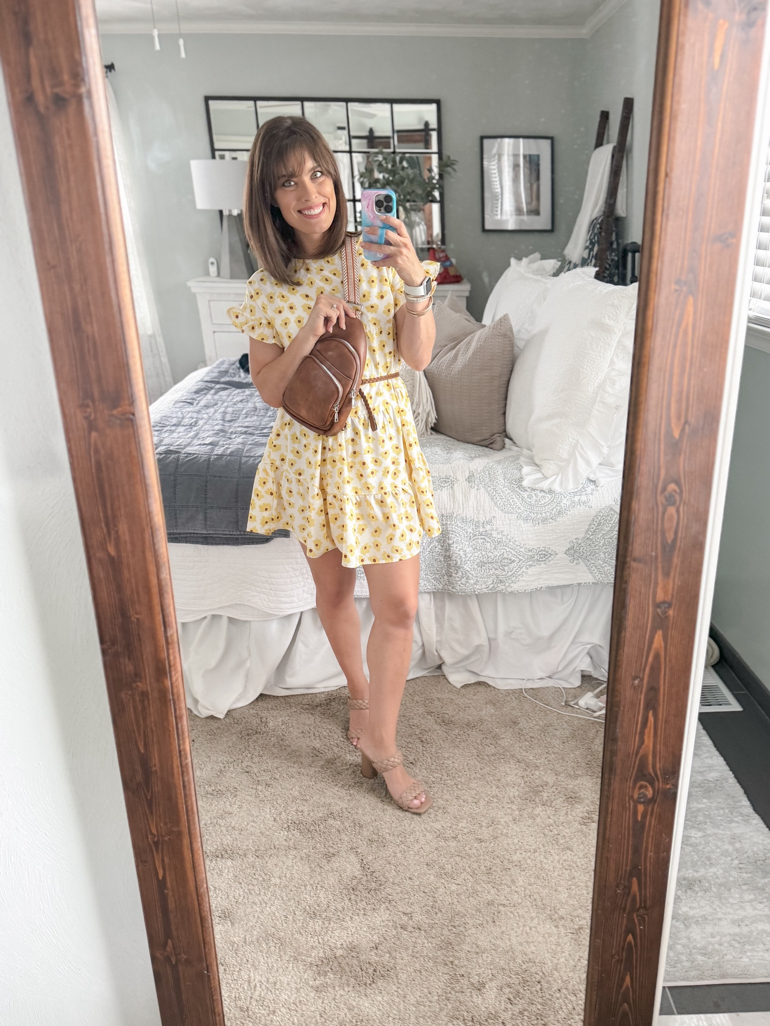 Daisy floral mini dress for women and leather sling bag from Amazon 🌼

#LTKBeauty #LTKSeasonal #LTKFindsUnder50