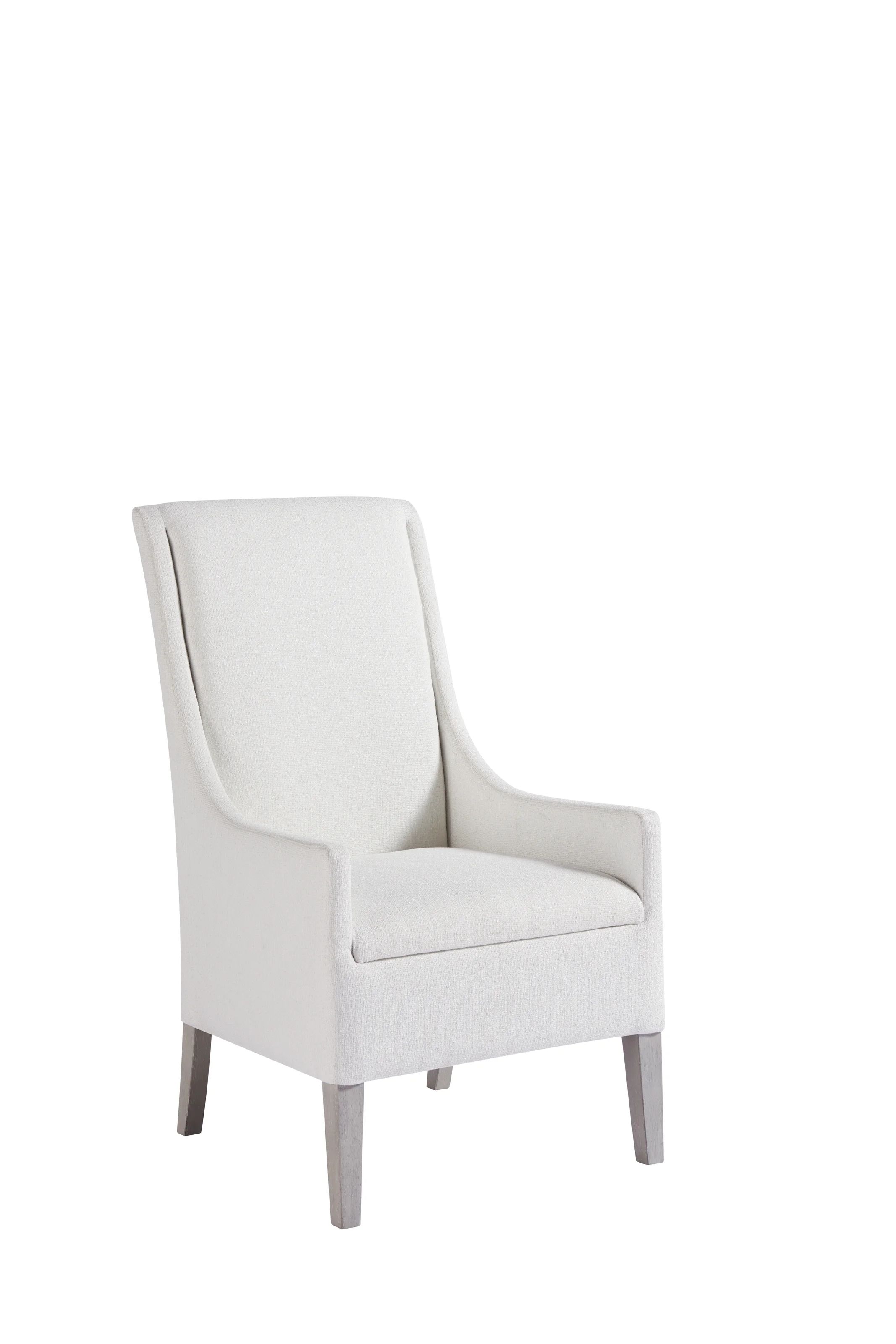 Agastya Arm Chair in White | Wayfair Professional