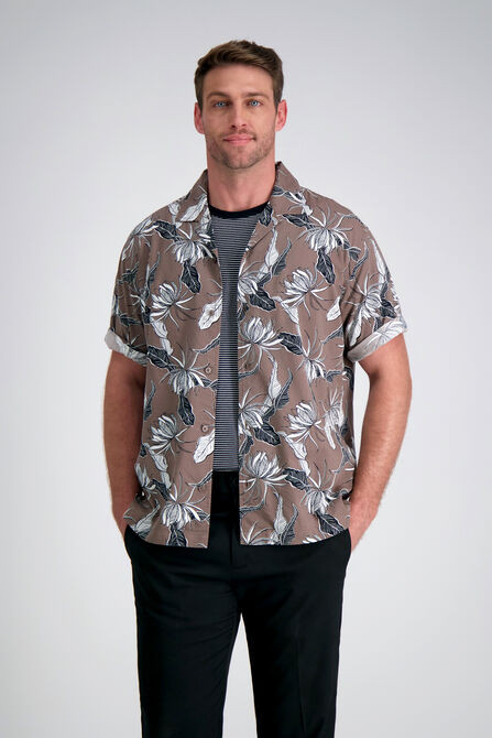 Short Sleeve Camp Shirt | Haggar.com