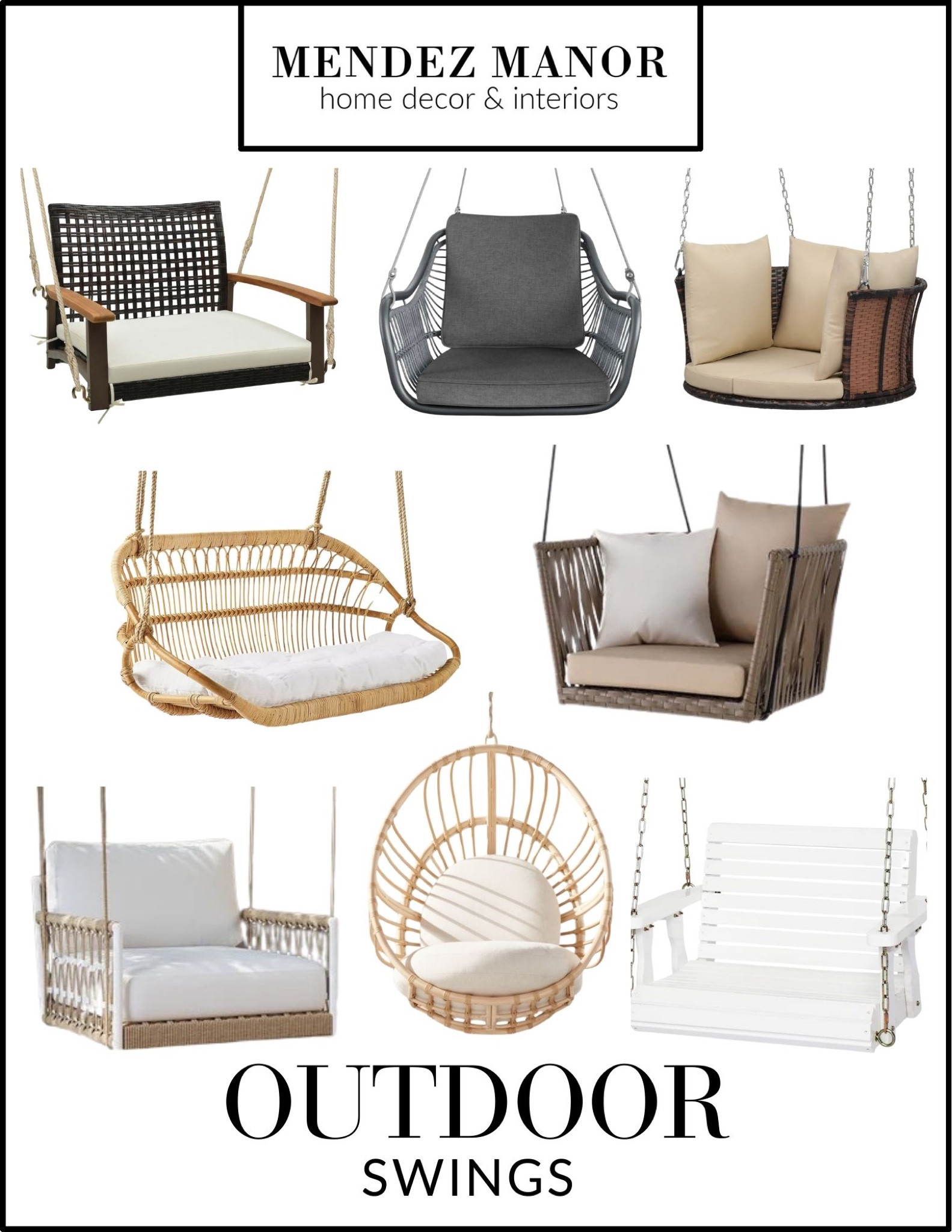 Really loving these single chair outdoor swings right now! 

#porchdecor #swing #homedecor

#LTKHome #LTKParties #LTKSaleAlert