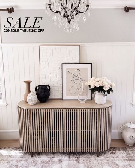 My console table is currently on sale! 30% off, Home decor, neutral home decor, StylinAylinHome 

#LTKhome #LTKsalealert #LTKstyletip