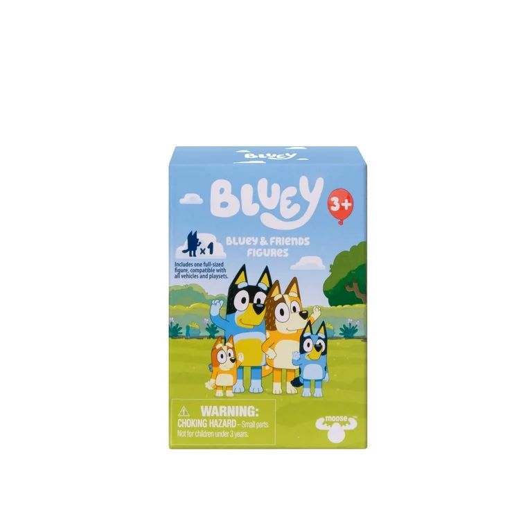 Bluey & Friends Figures, One 2.5-3 inch Figure, Ages 3+, Toddler Toys, Styles May Vary | Walmart (US)