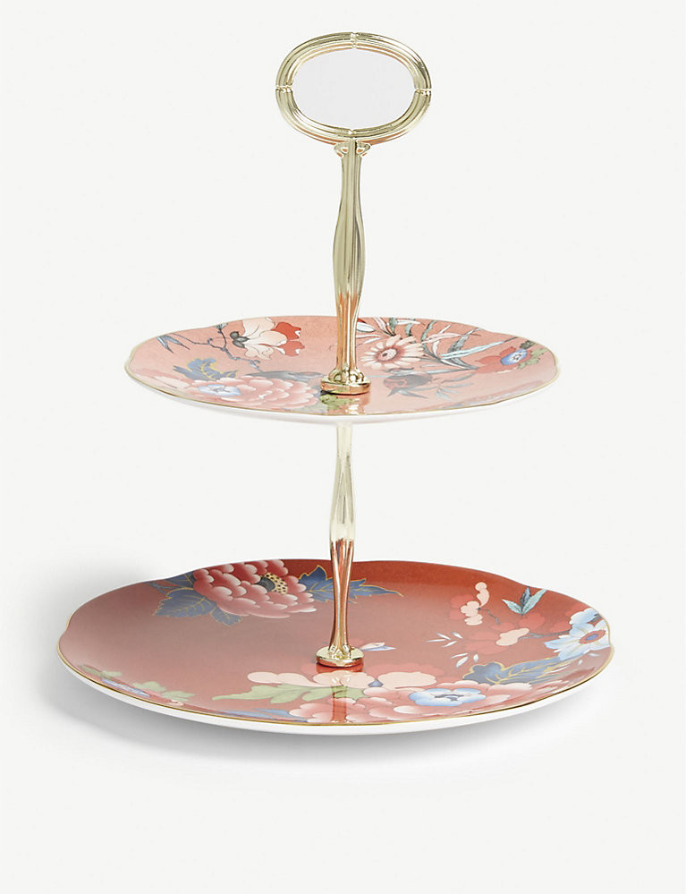 Paeonia Blush two tier cake stand | Selfridges