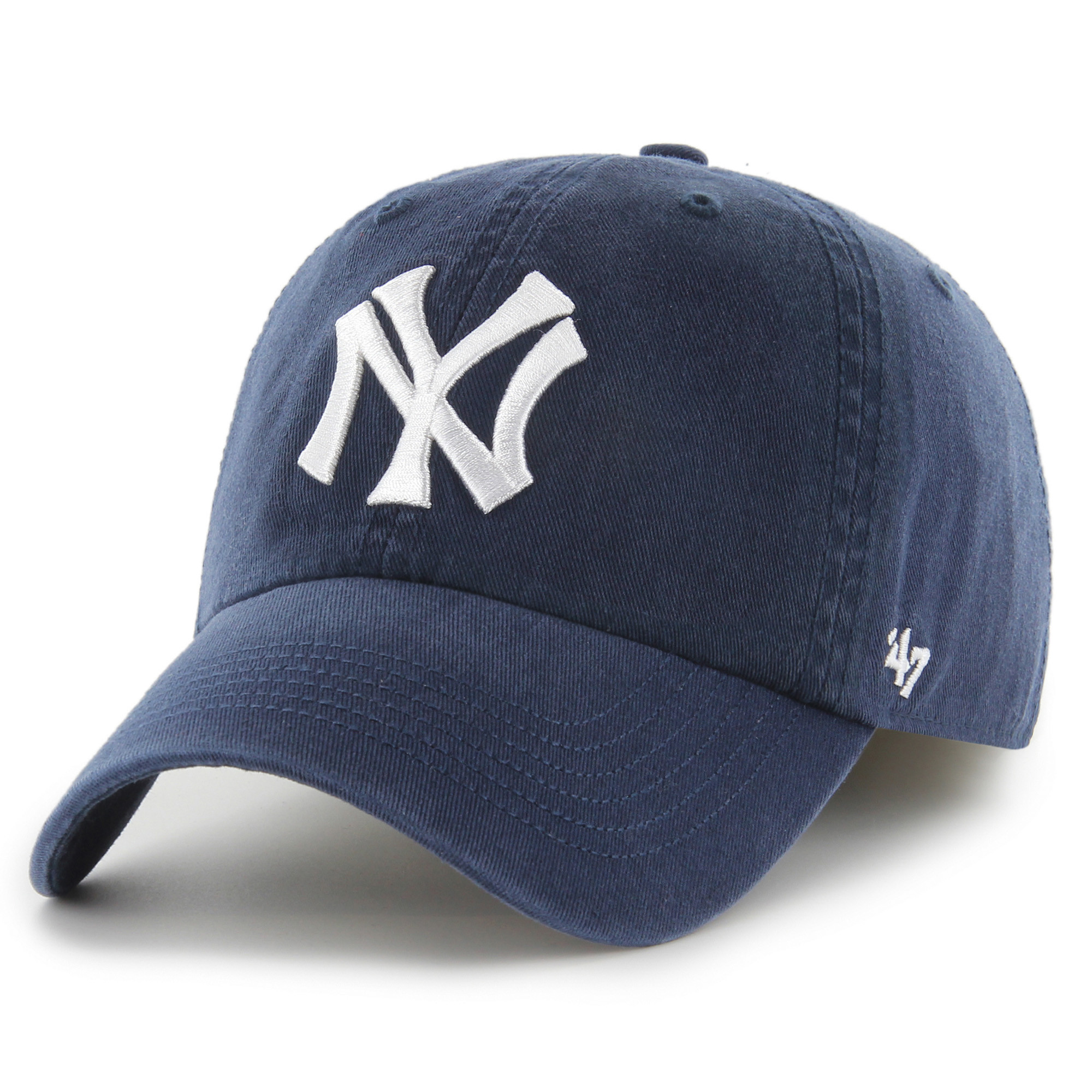 Men's '47 Navy New York Yankees Cooperstown Collection Franchise Fitted Hat | Fanatics
