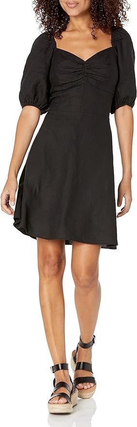 The Drop Women's Nala Twist Front Linen Mini Dress | Amazon (US)