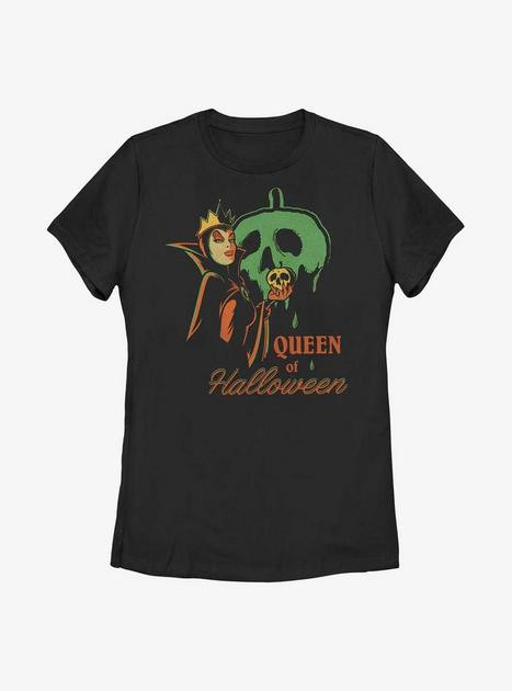 Disney Snow White And The Seven Dwarfs Evil Queen of Halloween Womens T-Shirt | BoxLunch