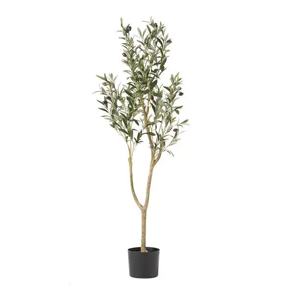Taos 4' x 1.5' Artificial Olive Tree by Christopher Knight Home - - 32115239 | Bed Bath & Beyond