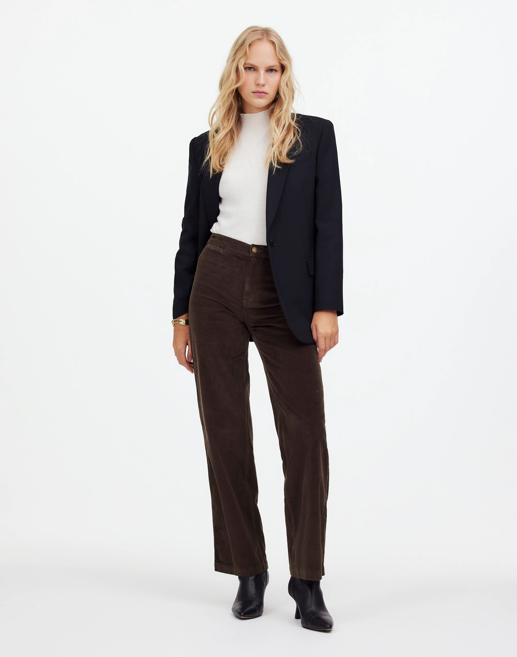 The Emmett Wide-Leg Pant in Corduroy: Welt Pocket Edition | Madewell | Madewell