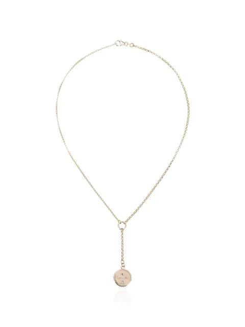 Foundrae Dream Baby Medallion Necklace - Farfetch | Farfetch Global