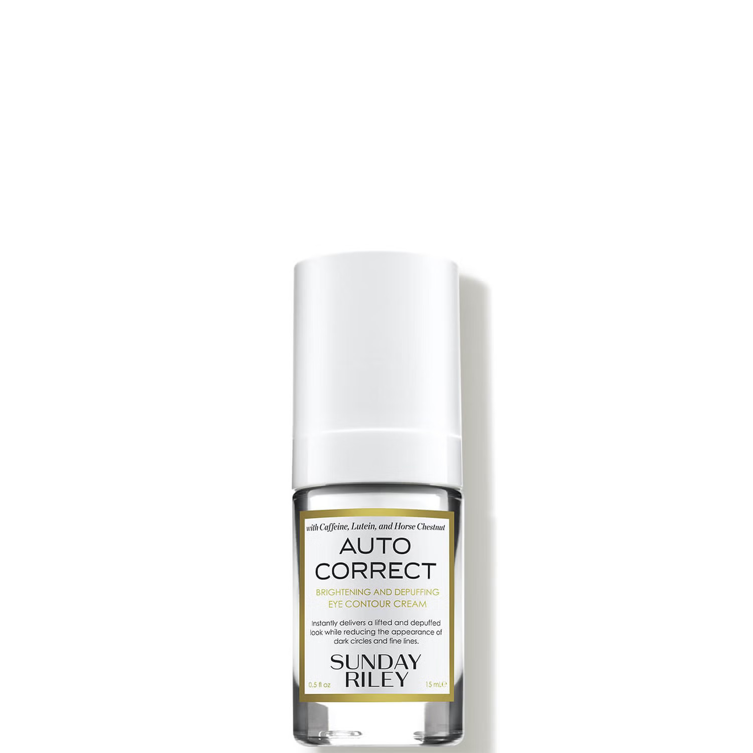 Sunday Riley Auto Correct Brightening and Depuffing Eye Contour Cream (0.5 fl. oz.) | Dermstore