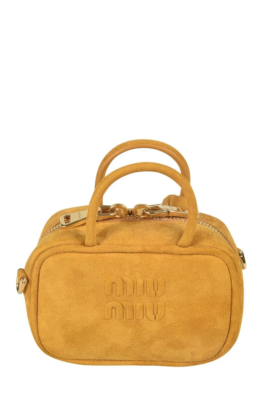 Miu Miu Logo-Embossed Mini Top Handle Tote Bag | Cettire Global