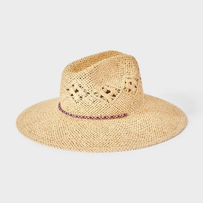 Straw Open Work Lifeguard Hat - Universal Thread™ Natural S/M | Target