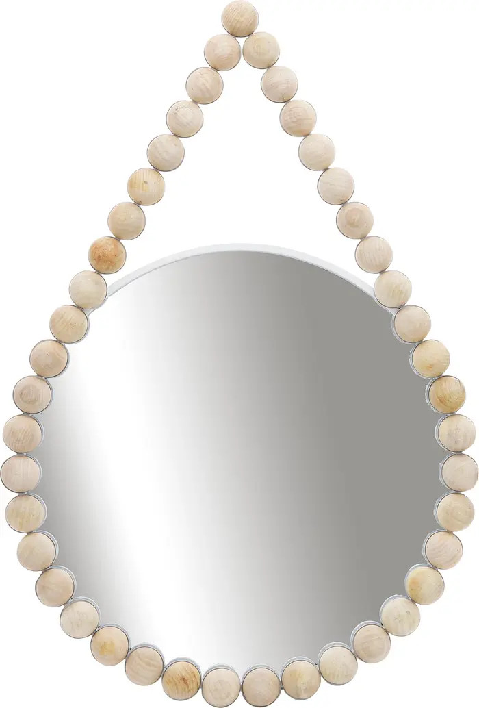 SAGEBROOK HOME SAGEBROOK Wood 36" Beaded Mirror | Nordstromrack | Nordstrom Rack