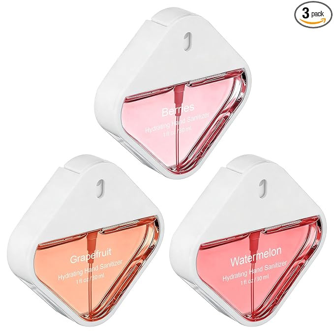 3 Pcs Power Mist Hydrating Hand Sanitizer Spray Bulk Travel Size Hand Sanitizer Spray Pocket 1 oz... | Amazon (US)