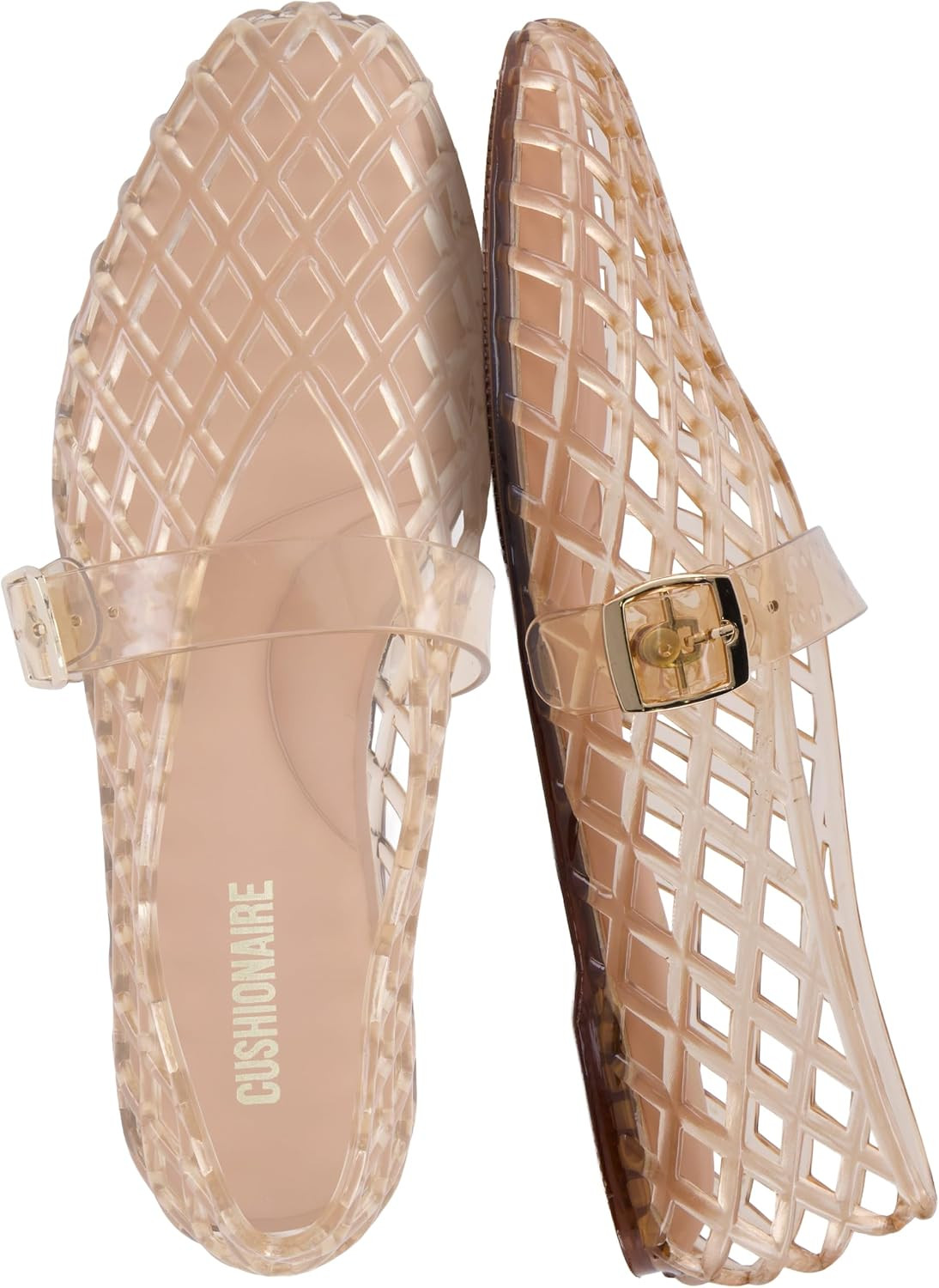 CUSHIONAIRE Syrup Mary Jane Jelly Ballet Flats for Women | Amazon (US)
