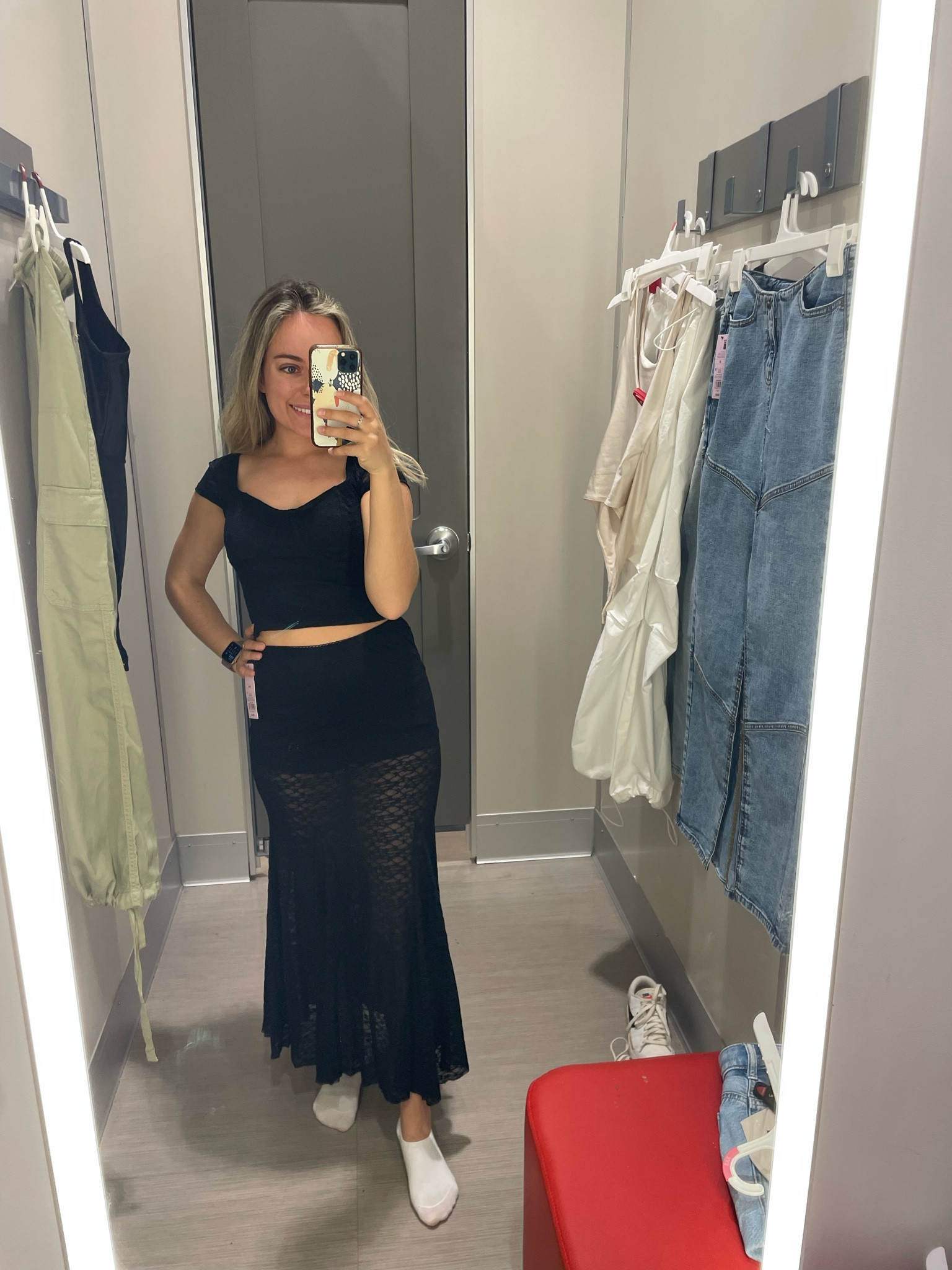 I’m wearing an XS top and bottom! 

#LTKSeasonal #LTKxTarget #LTKU