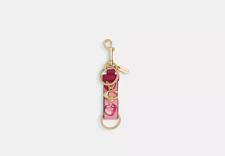Trigger Snap Bag Charm With Cherry Print | Coach Outlet US