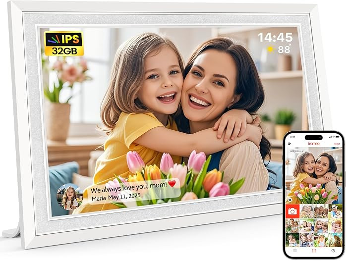 Frameo 10.1" WiFi Digital Picture Frame, Electronic Photo Frames - 32GB | Amazon (US)