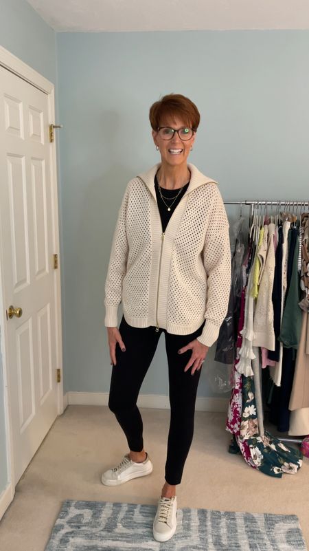 I can’t stop wearing this outfit! Casual but put together in a ribbed tank and black leggings and this full zip open knit sweater.

Over 50 fashion, tall fashion, workwear, everyday, timeless, Classic Outfits

Hi I’m Suzanne from A Tall Drink of Style - I am 6’1”. I have a 36” inseam. I wear a medium in most tops, an 8 or a 10 in most bottoms, an 8 in most dresses, and a size 9 shoe. 

fashion for women over 50, tall fashion, smart casual, work outfit, workwear, timeless classic outfits, timeless classic style, classic fashion, jeans, date night outfit, dress, spring outfit

#LTKfindsunder100 #LTKover40 #LTKActive