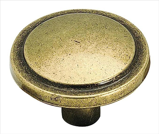 Amerock | Cabinet Knob | Burnished Brass | 1-1/4 inch (32 mm) Diameter | Everyday Heritage | 1 Pa... | Amazon (US)