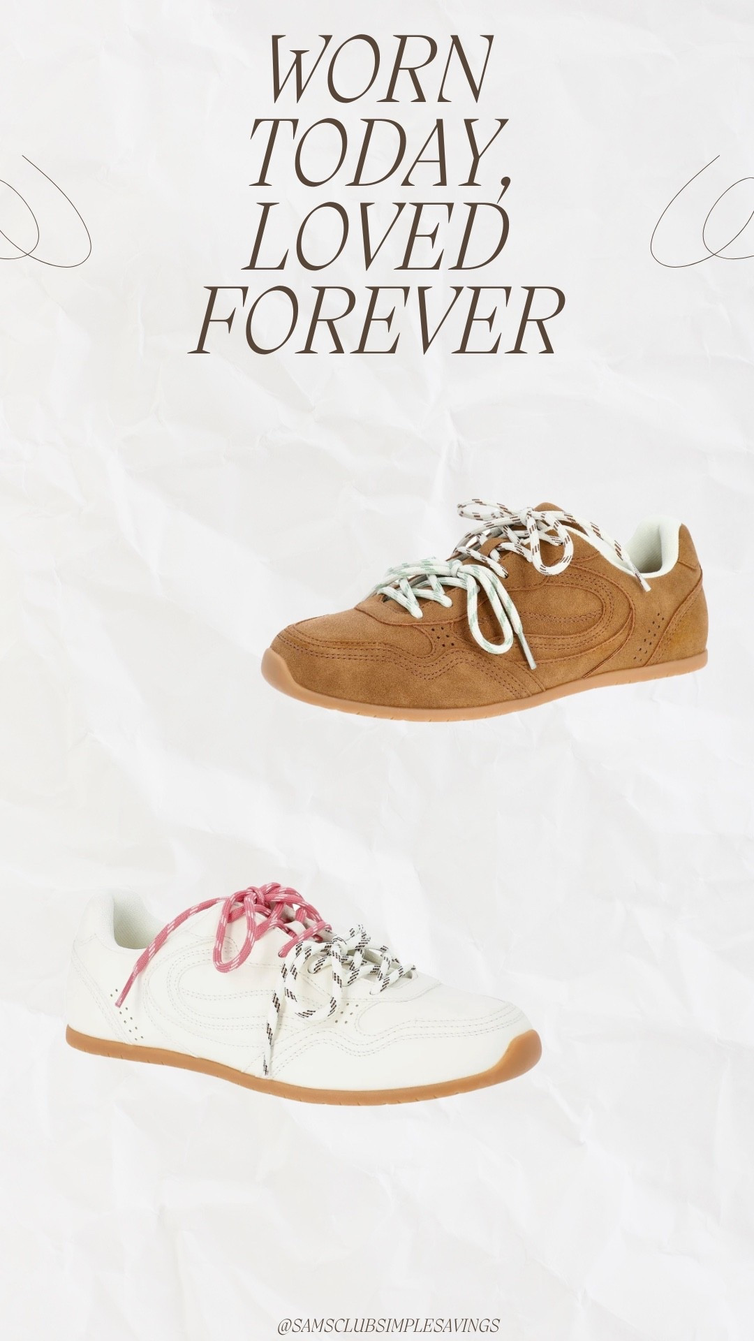 New Walmart Sneakers! They look designer but are less than $20! Runs true to size. #walmart