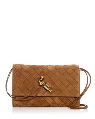Andiamo Glove Pouch on Strap Intrecciato Suede Bag | Bloomingdale's (US)