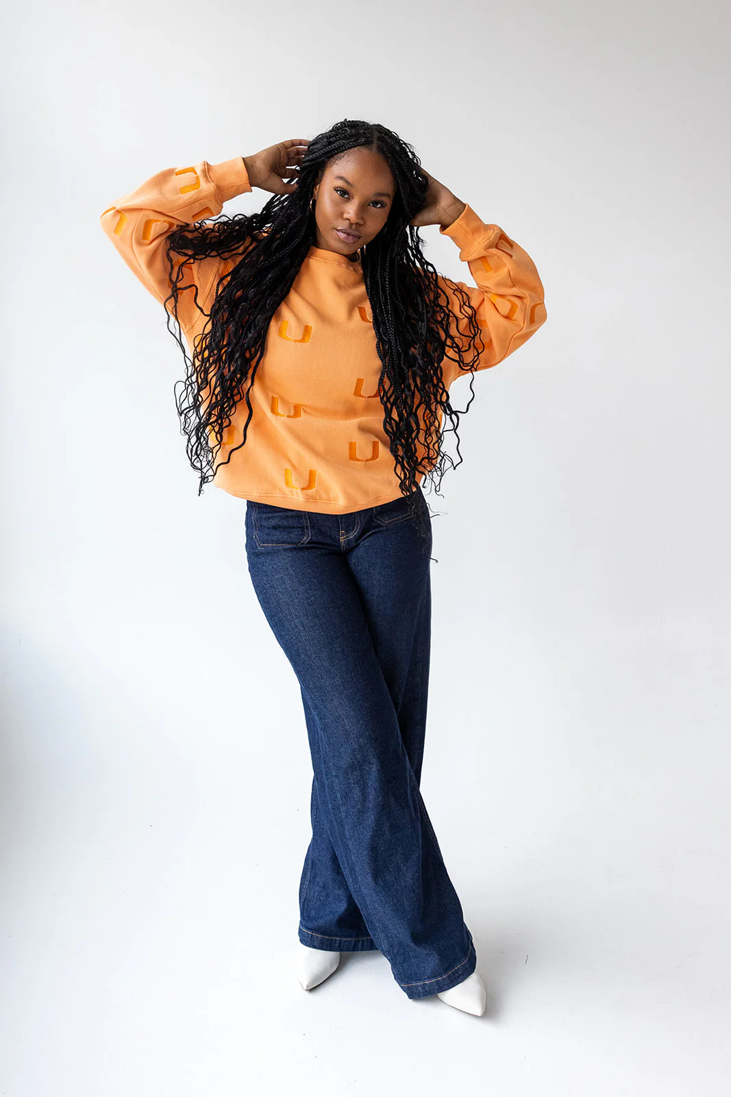 Miami Ritter Repeat Lantern Sleeve Crew | Gameday Social