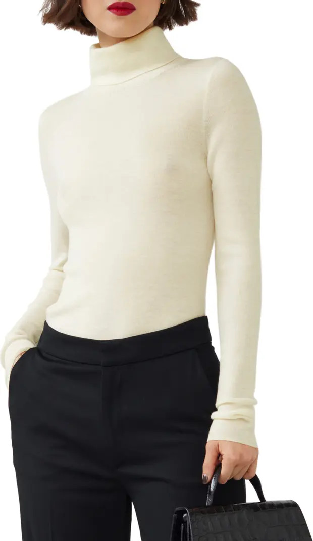 & Other Stories Fitted Turtleneck Wool Sweater | Nordstrom | Nordstrom