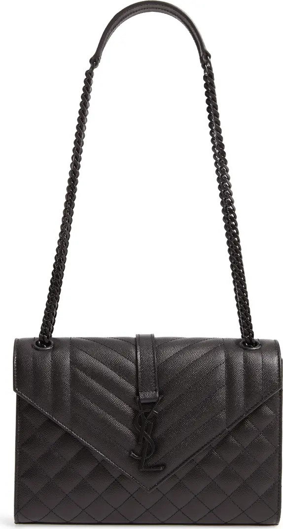 Medium Monogram Quilted Leather Shoulder Bag | Nordstrom